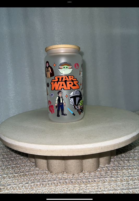 Star Wars frosted glass