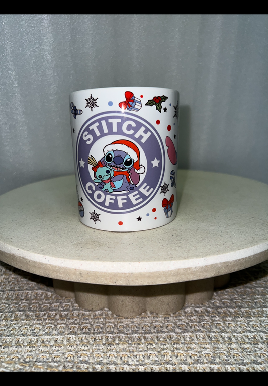 Stitch Christmas mug