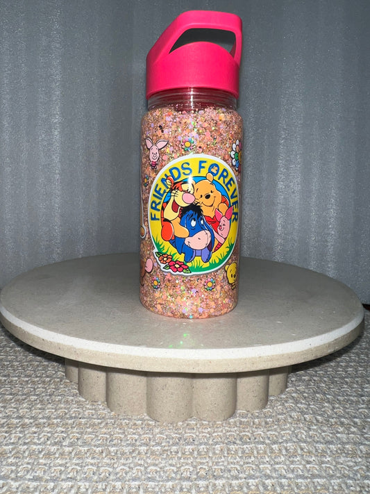 Poo bear snow globe drink bottle