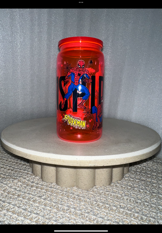 Spider-Man acrylic cup