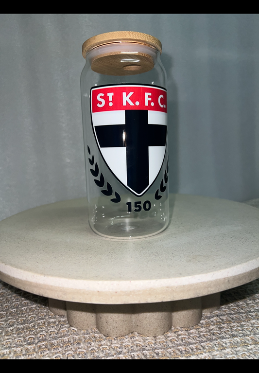 AFL st kilda clear glass