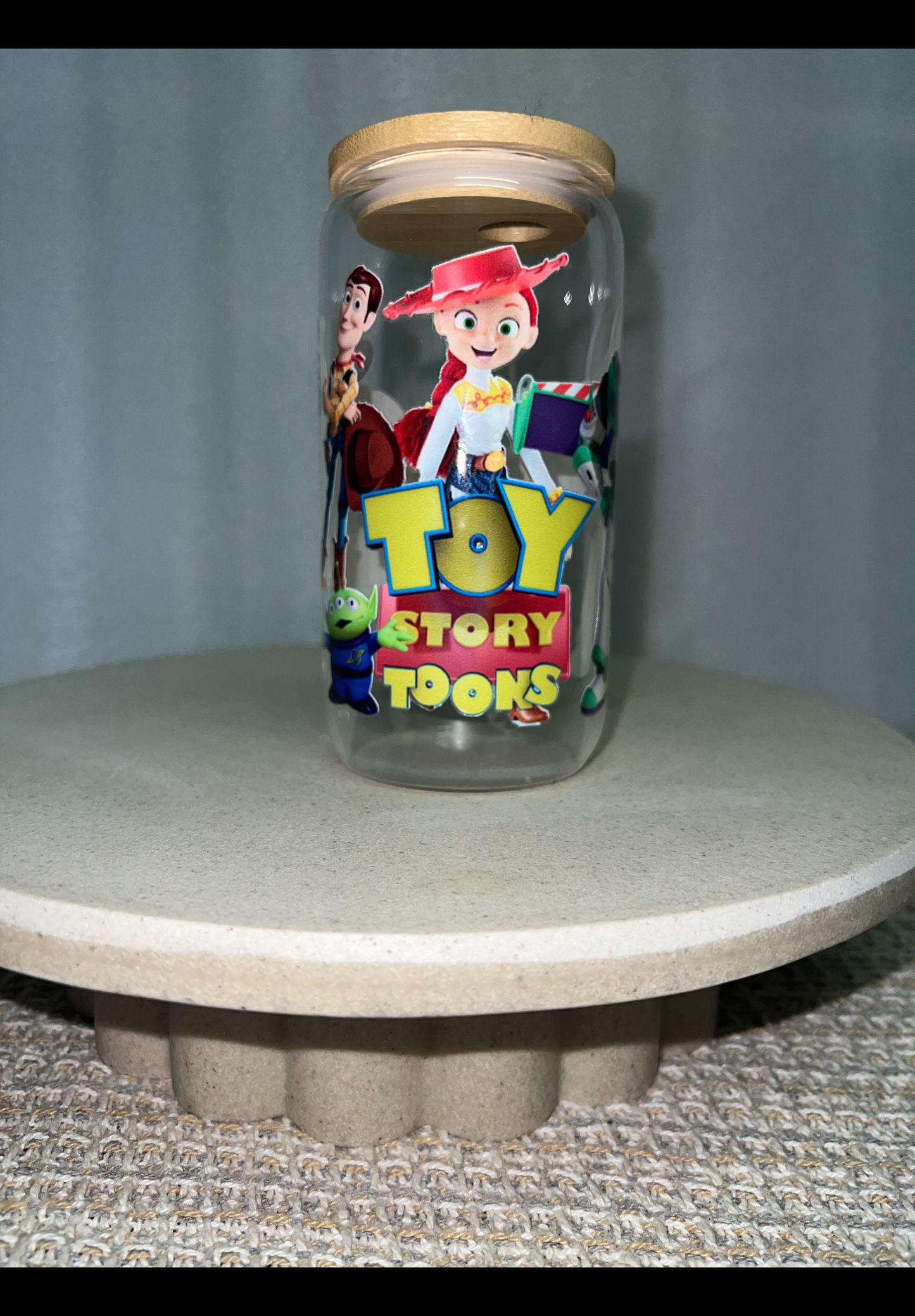 Toy Story clear glass