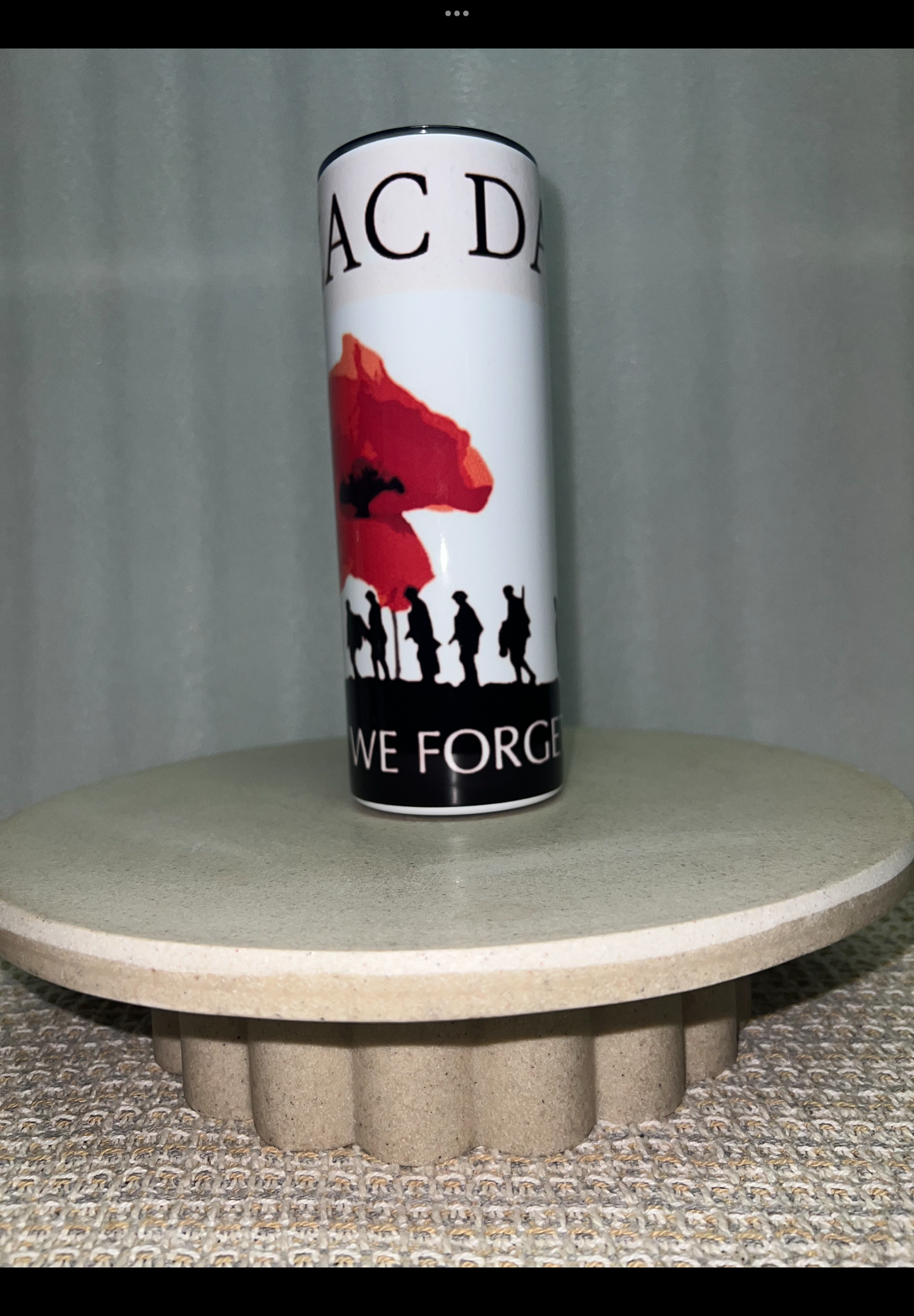 Anzac Day tumbler