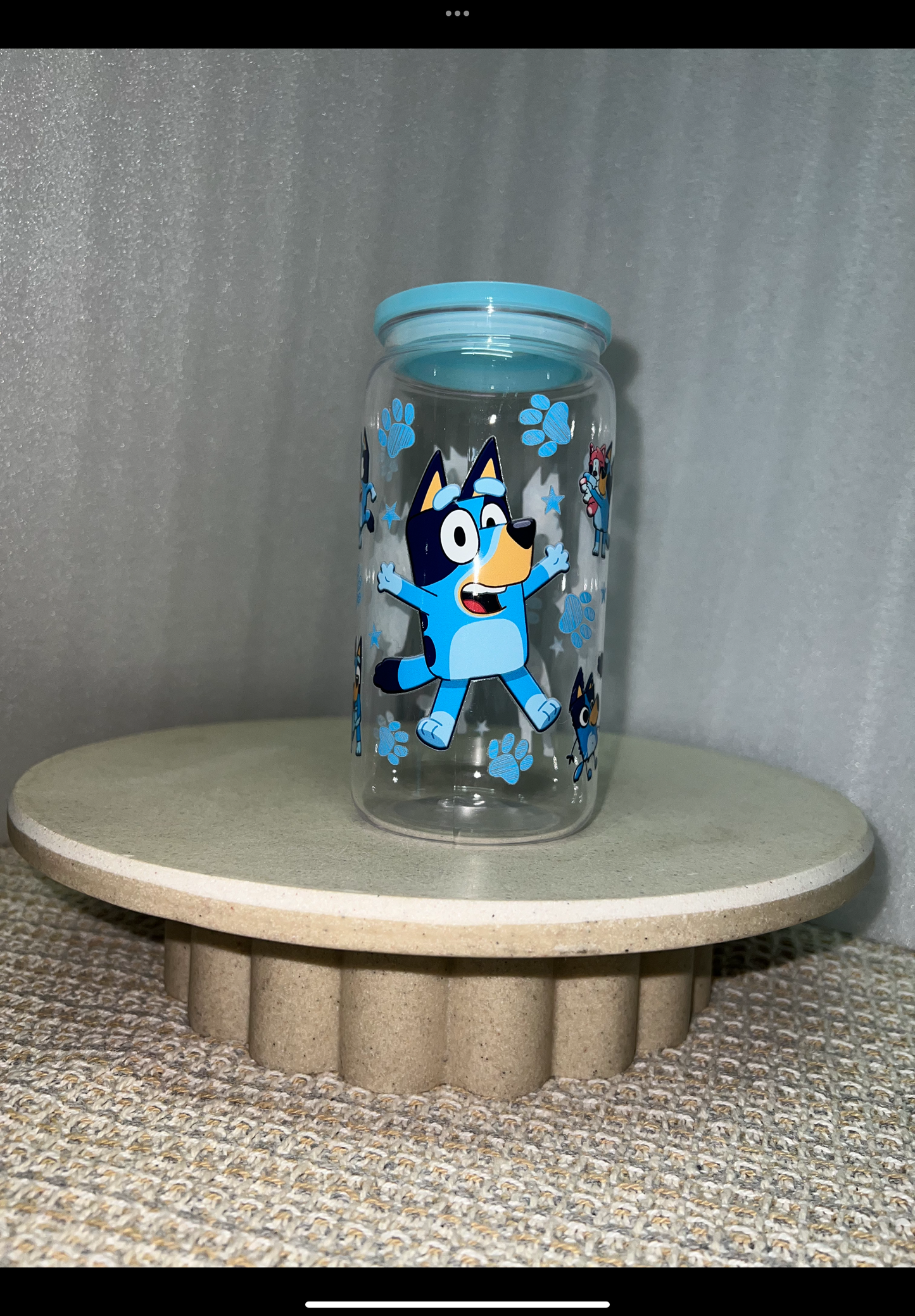 Bluey acrylic kids cup