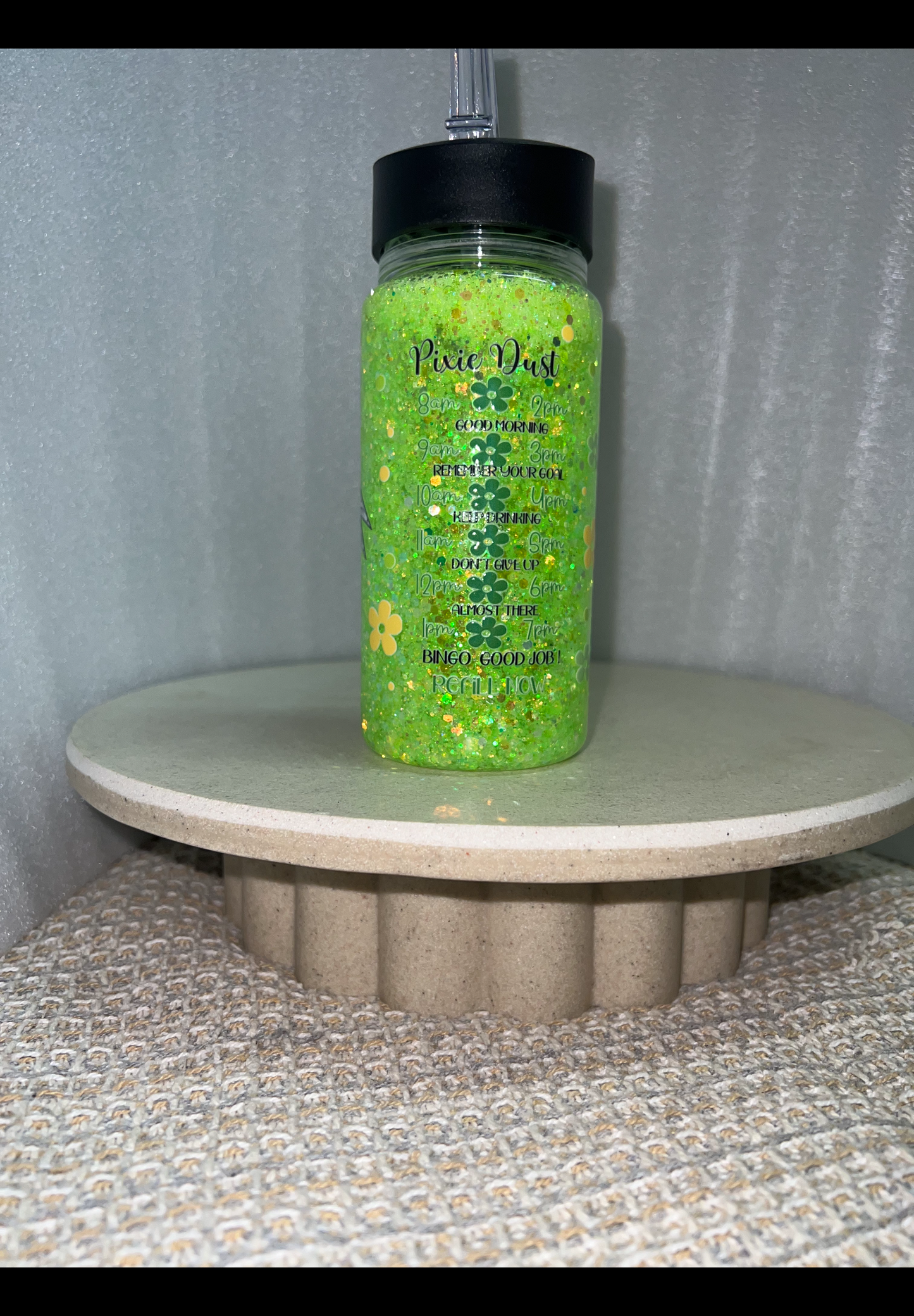 Tinker bell snow globe drink bottle