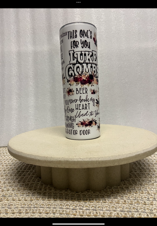 Luke combs tumbler