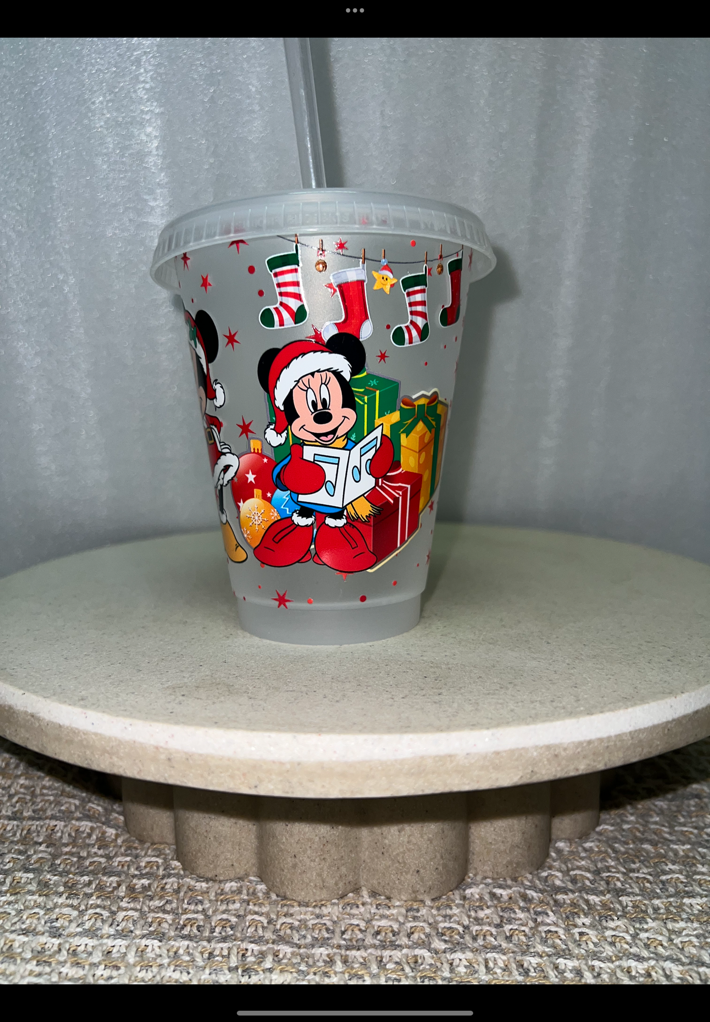 Mickey and Minnie  Christmas cold children’s cup