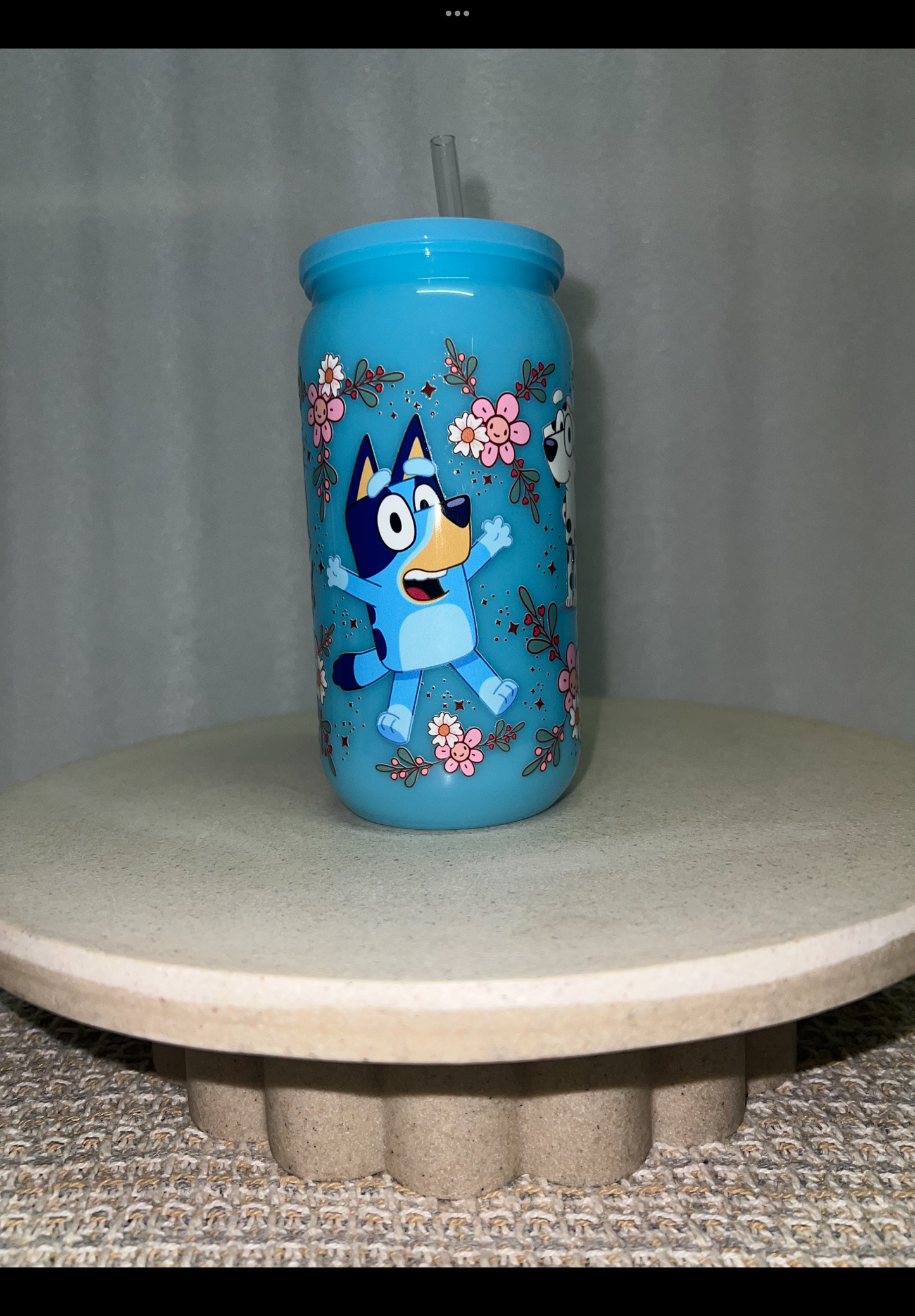 Bluey acrylic cup