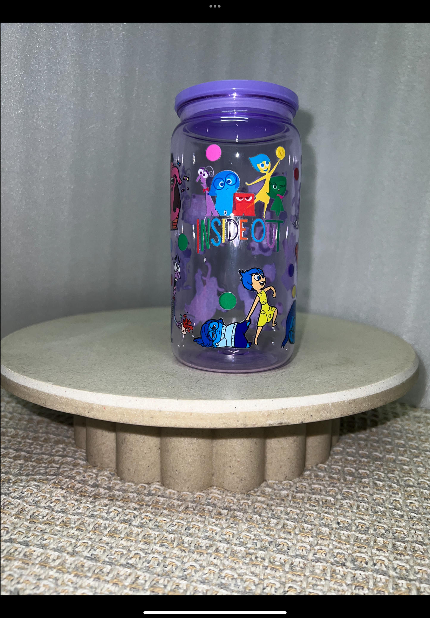 Inside out acrylic kids cup