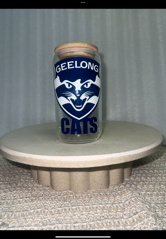 Geelong cats clear cup