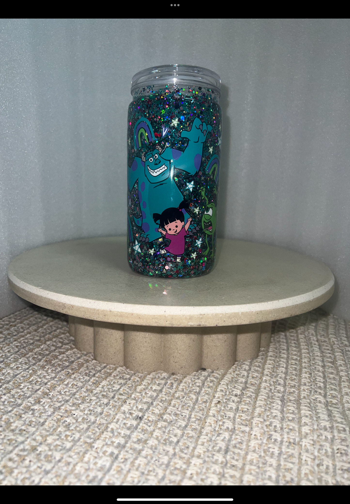 Monsters inc acrylic snowglobe