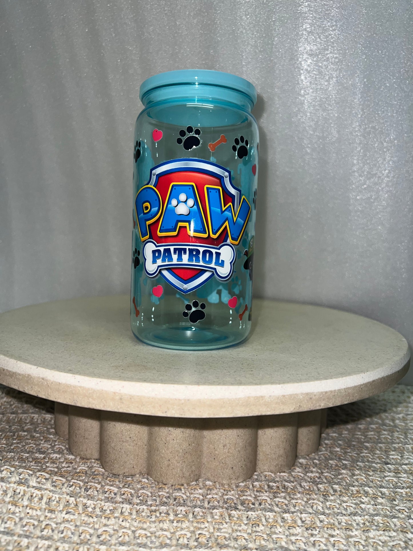 Acrylic paw patrol blue