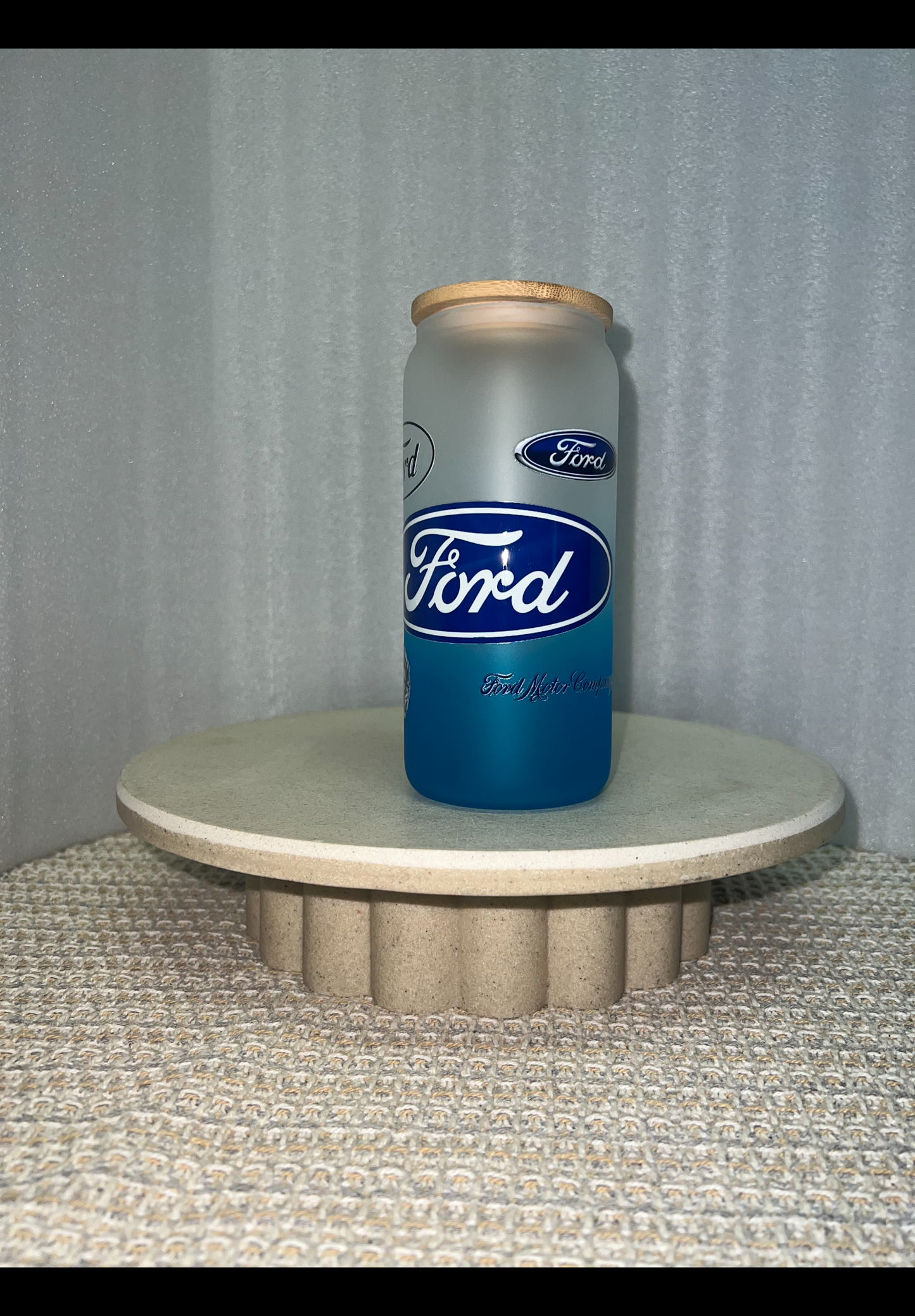 Ford coloured frosted glass