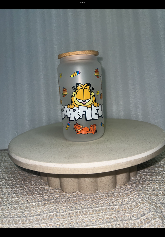 Garfield frosted glass