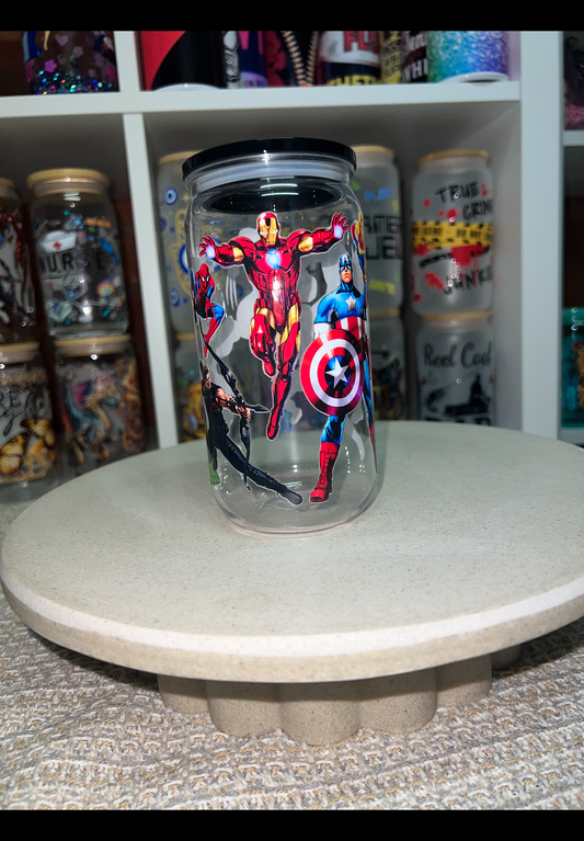 Super hero acrylic cup